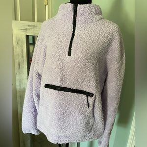 Women’s Fleece Sweatshirt Purple XXL